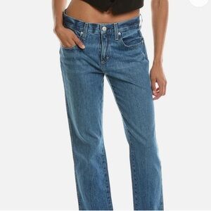 AMO Harriet Mid Rise Apple Pie Blue Jeans Size 26 100% Cotton
